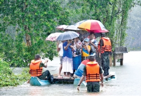 Rain disaster affected nears126,000 ; with 13 deaths