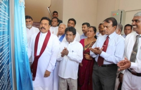 President opens Mahindodaya Technical Laboratory at Kantale Central College