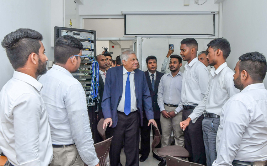 President on Observational Tour to Lalith Athulathmudali Vocational Training Centre in Ratmalana