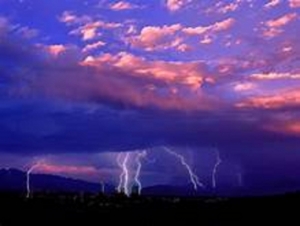 Evening thundershowers at most parts of the island