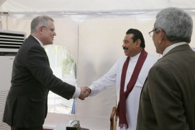 Australia’s Immigration Minister Scott Morrison Calls on President Rajapaksa