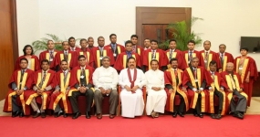 Induction of 1th President of Sri Lanka Judicial Medical Officers Association
