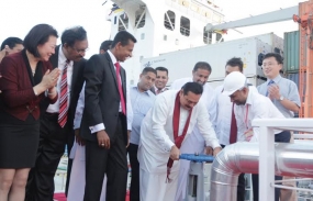 President Opens Fuel Bunkering Terminal and Storage Facility at MRMR Port