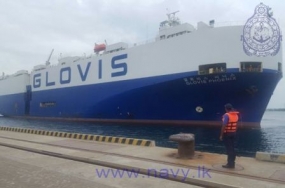 Navy assists the routine work of the Port of Hambantota