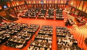 Parliament adjourned for ten minutes