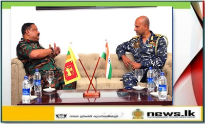 Indian High Commission&#039;s Defence Adviser Meets Jaffna Commander