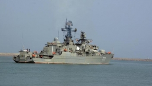 Russian Naval ships depart Colombo harbour