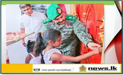 Needy Widow in Thanthirimale Gets an Army-Built New House