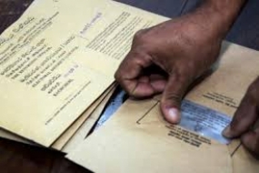 Postal Ballor Paper marking commences in Nuwara Eliya District