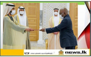 Ambassador Malraj de Silva Presents Credentials to the United Arab Emirates