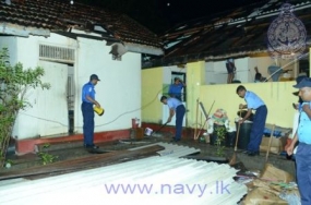 Navy repairs Kosgama Hospital damaged by armory explosion
