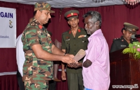 Army facilitates distribution of artificial limbs to civilians in Mullaithivu