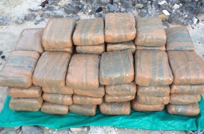 Navy recovers 122.5kg of Kerala cannabis