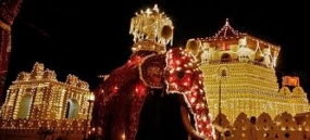First Kumbal Perahera parades the streets in Kandy today