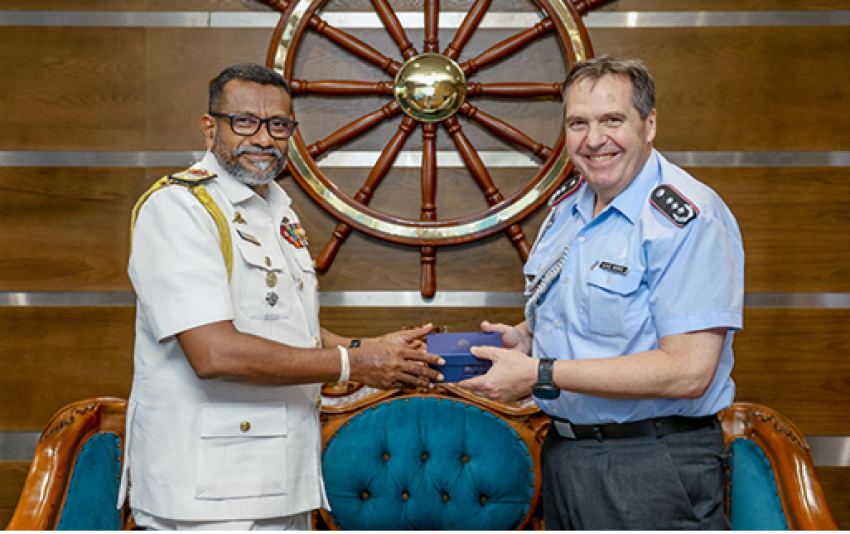 Defence Attaché of Embassy of Germany in New Delhi calls on Commander of the Navy
