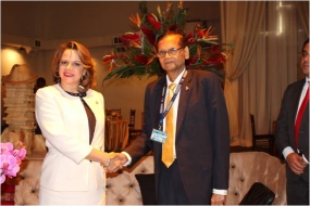 Minister Peiris briefs Costa Rican Vice President on Sri Lankan Issues