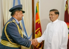 New Air force commander calls on President Sirisena