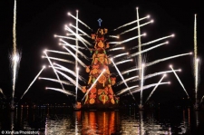 Brazil lights up largest ever floating Christmas 'tree'