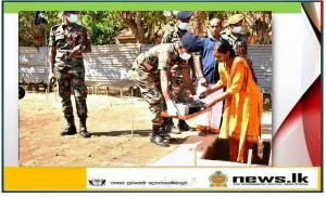 Jaffna Troops to Erect One More House for Ex-combatant & Family