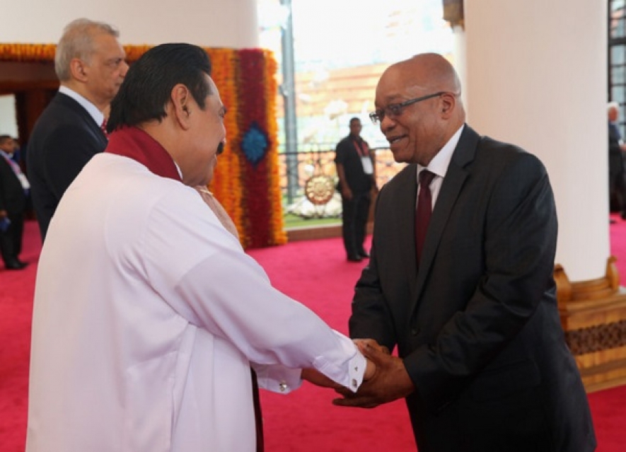 President Rajapaksa Congratulates South African President on ANC Election Victory
