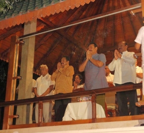 President views Final Randoli Perahera in Kandy