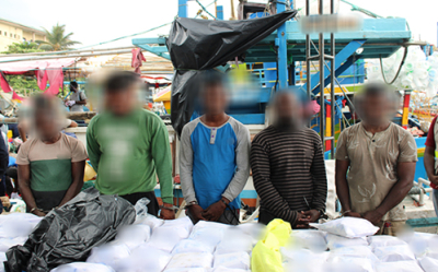 Navy seizes more than 65kg of heroin valued over Rs. 1626 million in southern seas