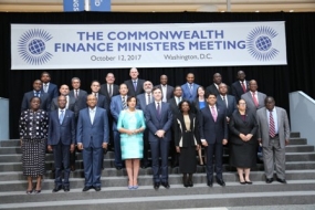 Minister Samaraweera attends CW Finance Ministers’ meeting