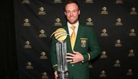 AB de Villiers  named South Africa’s Cricketer of the Year