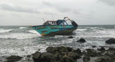 Navy rescues 04 Indian fishermen aboard distressed trawler in Kachchativu seas