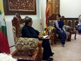 Speaker meets Myanmar leader