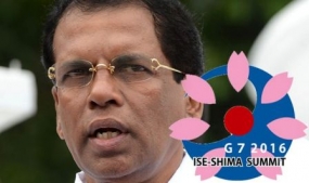 Lanka takes center stage at G7 in Japan