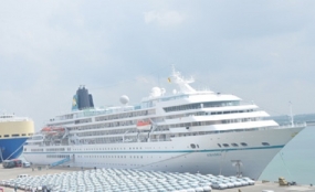 Luxury Liner MS Amadea calls at Hambantota Port