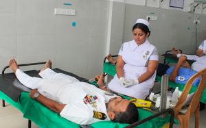 Navy conducts blood donation campaign