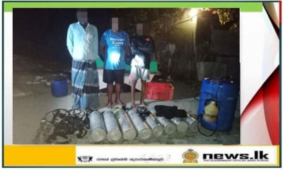 Navy apprehends 36 Indian fishermen along with 05 trawlers for poaching in Sri Lankan waters