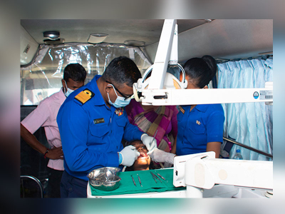 Children in Batticaloa benefit from Navy&#039;s mobile dental services