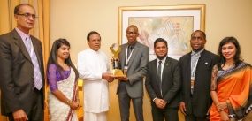 Commonwealth Youth Council confers award on President  Sirisena