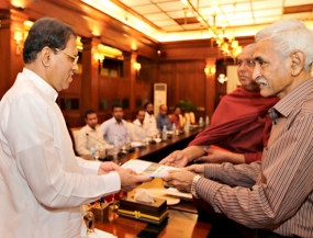 Report on resettlement of public near Wilpattu presented to President