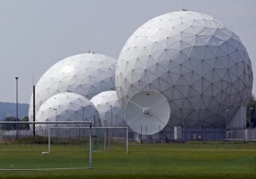 This July 8, 2013 picture shows the monitoring base of BND, Germany&#039;s foreign intelligence agency, in Bad Aibling, near Munich. German weekly “Der Spiegel” reports that BND eavesdropped on calls made by U.S. Secretary of State John Kerry and his predecessor Hillary Clinton.