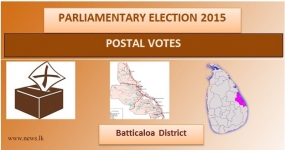 Postal Vote–  Batticaloa District