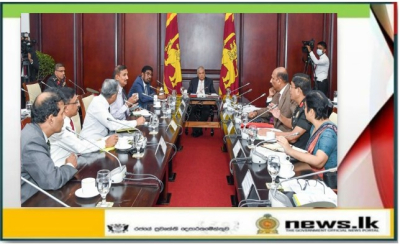 President chairs the discussion of Sir John Kotelawala Defence University Hospital&#039;s future activities