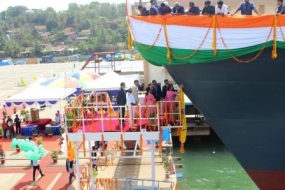 New Navy vessel officially launched at Goa Shipyard