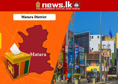 OFFICIAL ELECTION RESULTS PARLIAMENTARY ELECTION - 2020 -District : Matara  Seat Allocation