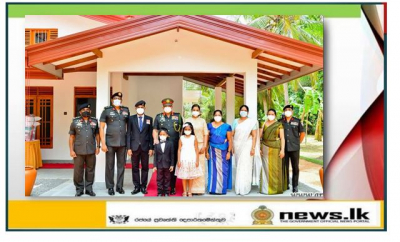 Two More New Houses for Retired War Heroes Warmed at Sippukulam &amp; Medirigiriya