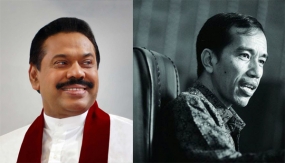 President Rajapaksa congratulates President-elect Joko Widodo of Indonesia
