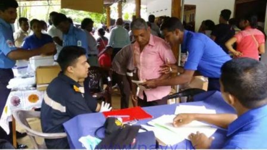 Indian medical team conducts a medical camp in Bulathsinhala