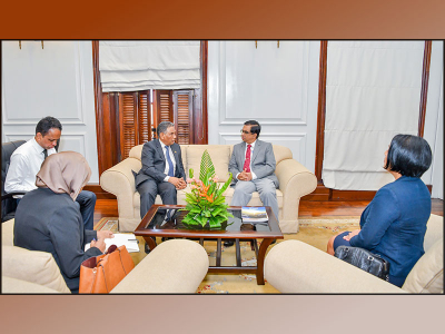 Meeting Between Secretary to the President and Maldives High Commissioner