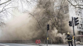 UK Fire Causes Mass Evacuation