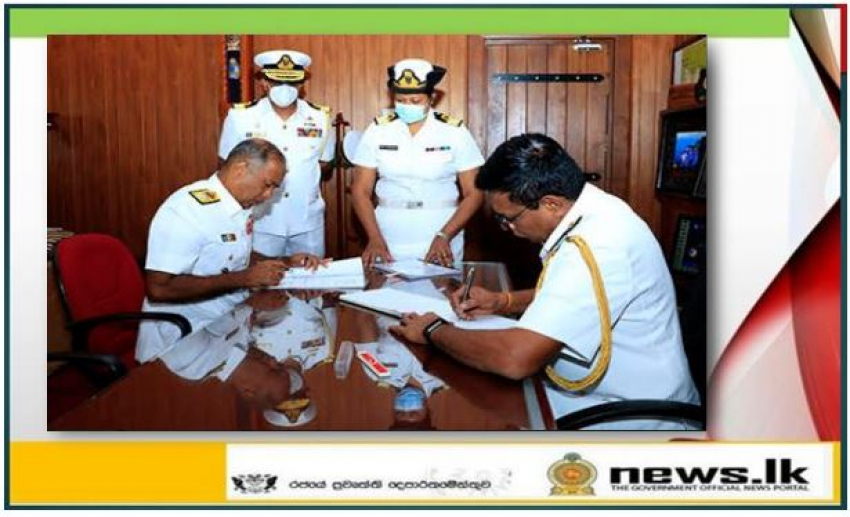 Rear Admiral Saman Perera assumes duties as Flag Officer Commanding Naval Fleet