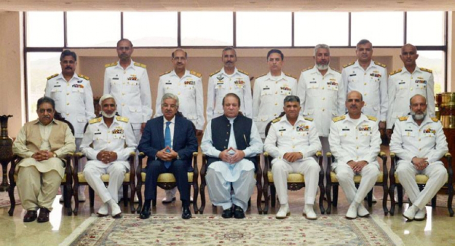 Pakistan navy is  geared up to safeguard Pakistan’s maritime interests: Nawaz Sharif