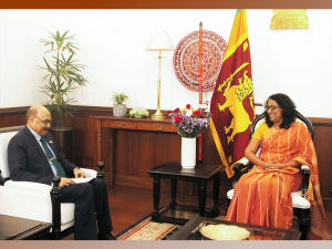 Courtesy Call by Pakistan High Commissioner on the Sri Lankan Prime Minister